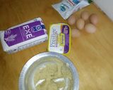 A picture of step 1 of Second trial,bake.