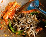 Foto langkah ke 6 dari resep Tumis Bunga Pepaya.