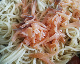 Foto del paso 4 de la receta: Espaguetis con salmón y anchoas