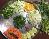 A picture of step 1 of Lemon Coriander Soup.