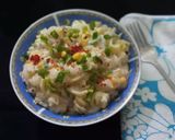 A picture of step 6 of White sauce Veggie Pasta.
