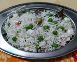 A picture of step 1 of Peas Pulao.