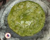 A picture of step 5 of Bathua paratha.