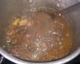 A picture of step 3 of Shredded beef & veggie sauce🌶🥕🥩🥔.