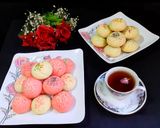 عکس مرحله 3 از دستور شیرینی کعک با رنگ خوراکی 😋😍
