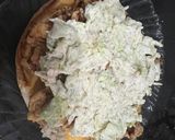 A picture of step 4 of Zinger burger.