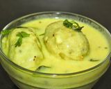 A picture of step 16 of Kadhi Gole (Marathi Style).
