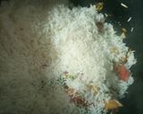 A picture of step 7 of Vegetable Biryani.