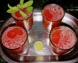 तरबूझ का जूस(tarbuj ka juice recipe in hindi) रेसिपी चरण 2 फोटो