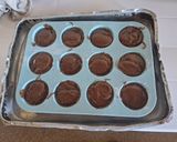 Foto del paso 4 de la receta: Muffins de chocolate rellenos con dulce de leche