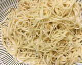 Hình bước làm 2 của món Mì Xào Tim Gan