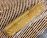 A picture of step 6 of Tamagoyaki, Japanese Omelette.