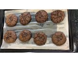 A picture of step 9 of Eggless Choco chips cookies.