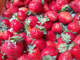 Jugo de frutilla y arándanos