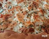 Une image de l'étape 2 de Pizza blanche au saumon fumé au Cook Expert.