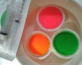 Foto langkah ke 2 dari resep Puding dasar laut (suntik).