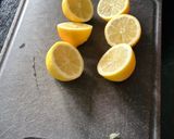A picture of step 7 of Sour Mix 😋.