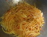 Foto langkah ke 4 dari resep Tumis kates/pepaya muda pedas terasi.