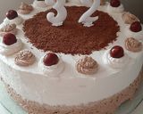 Feketeerdő torta tejmentesen recept fázis 6 fotója