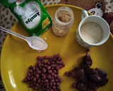 A picture of step 1 of Dates laddu.