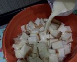 Foto langkah ke 5 dari resep Puding roti choco cheese.