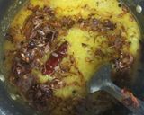 A picture of step 3 of Moong dal dalia broken weat.