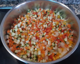 Foto del paso 1 de la receta: Ensalada templada de quinoa al curry con verduras y cacahuetes