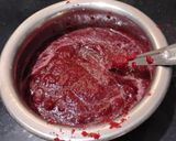 A picture of step 3 of Beetroot Tricolour Steam Dhokla.