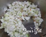 A picture of step 2 of Baby Bottle Gourd with Bengal Gram Lentils.