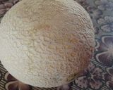 A picture of step 1 of Muskmelon almond milk shake.