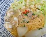 旗魚鍋燒雞絲麵的食譜步驟4照片