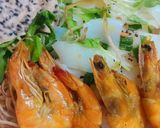 Hình bước làm 2 của món Mì Quảng tôm