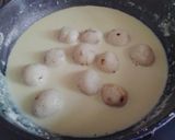 A picture of step 3 of Sama ke chawal ke rice balls in rabdi.