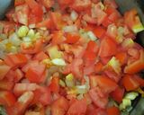 A picture of step 1 of Dhaba style paneer tikka masala.
