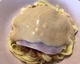Foto del paso 7 de la receta: Cinta nido con ternera, jamón York y crema de cacahuetes