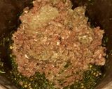 A picture of step 3 of Mutton keema kababs.