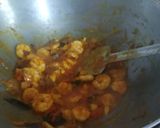 A picture of step 2 of Kerela style roasted Prawn.