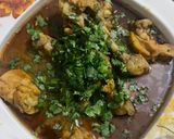 A picture of step 4 of Chicken curry.