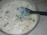 Salsa de pollo al verdeo