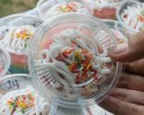 Foto langkah ke 9 dari resep Rainbow Cake Kukus Mini Cup.