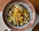 Foto langkah ke 5 dari resep Tumis Sawi Putih Jagung.