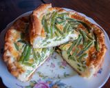 Foto del passaggio 3 della ricetta Quiche ai fagiolini