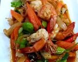 รูปขั้นตอนการทำที่ 6 ของ กุ้งผัดกะปิสะตอ