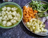 கேரளா ஸ்டைல் வெஜ் ஸ்டு(potato) ரெசிபி ஸ்டேப் 1 புகைப்படம்