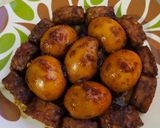 Foto langkah ke 4 dari resep Telur dan Tempe Bacem, Mpasi 18 Bulan (Hana 20 Bulan).