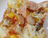 Hình bước làm 3 của món Piza Việt