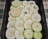 Tökös (cukkinis) 🥒🌶,,gratin,,🥒🌶🧅🧄 recept fázis 3 fotója