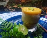 รูปขั้นตอนการทำที่ 8 ของ Lime cheesecake top honey lime curd