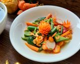 Hình bước làm 3 của món Hoa cỏ mùa Xuân