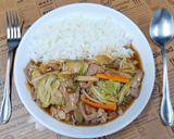 รูปขั้นตอนการทำที่ 6 ของ Chuka Don (ข้าวราดหน้าญี่ปุ่นสไตล์จีน)